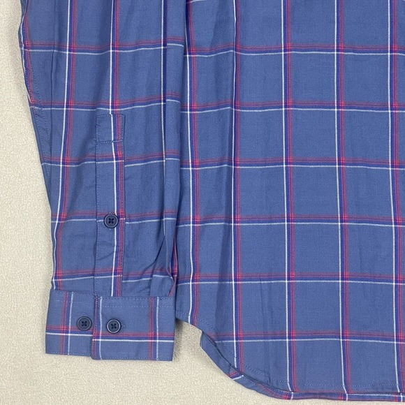 Columbia Shirt Adult Large‎ Blue Plaid Outdoor Fishing Hiking Mens NW - Picture 3 of 14